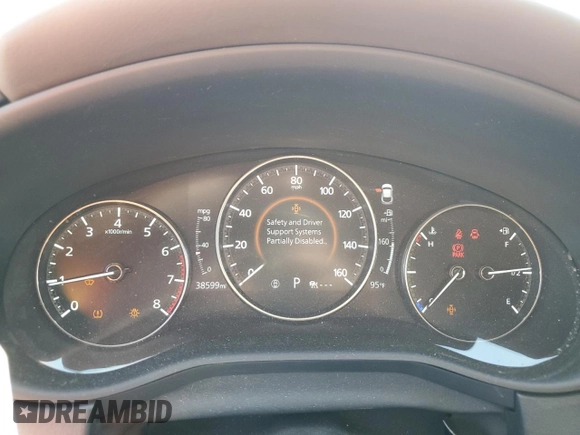 2023 Mazda CX-30 Premium Plus with VIN 3MVDMBEY9PM500907, listed as a Copart auction lot 70871494 with 38,599 mi miles and Salvage title. Bid and sale history available at DreamBid. Image 9.