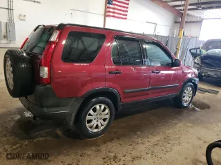 2006 Honda CR-V EX with VIN SHSRD78896U420485, listed as a Copart auction lot 53303955 with 173,687 mi miles and Salvage Title. Bid and sale history available at carsss.com. Image 3.