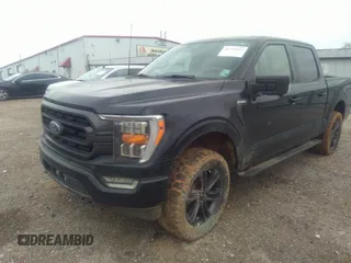 2022 Ford F-150 XL with VIN 1FTFW1E89NKE60072, listed as a IAAI auction lot 41778613 with 61,555 mi miles. Bid and sale history available at carsss.com. Image 6.