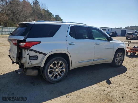 2018 Chevrolet Traverse Premier with VIN 1GNEVJKW2JJ160639, listed as a Copart auction lot 46428245 with 118,182 mi miles and Salvage Title. Bid and sale history available at carsss.com. Image 3.