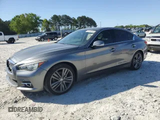 2014 Infiniti Q50 Sport with VIN JN1BV7AR4EM680570, listed as a Copart auction lot 52192845 with 149,060 mi miles and Salvage Title. Bid and sale history available at carsss.com. Image 1.