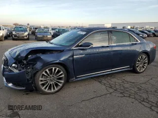 2017 Lincoln Continental with VIN 1LN6L9TP3H5614727, listed as a Copart auction lot 74480963 with Not provided miles and . Bid and sale history available at DreamBid. Image 1.