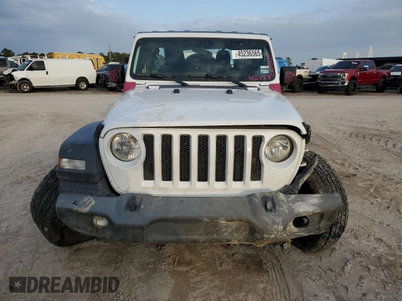 2018 Jeep Wrangler Unlimited Sport z VIN 1C4HJXDN3JW221167, wystawiony jako Copart lot #45236565 z przebiegiem 90 433 mil mil oraz Szkoda całkowita • Salvage title. Historia ofert i sprzedaży dostępna na DreamBid. Obrazek 5.