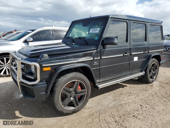 2016 Mercedes-Benz G-Class G 63 AMG with VIN WDCYC7DF4GX245106, listed as a Copart auction lot 76056834 with 0 mi miles and Non Repairable. Bid and sale history available at carsss.com. Image 1.