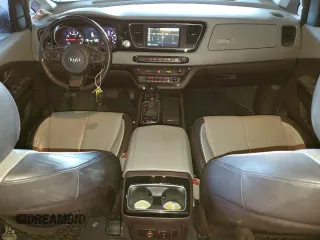 2015 Kia Sedona SX-L with VIN KNDME5C1XF6033887, listed as a Copart auction lot 84474184 with 83,437 mi miles and Salvage Title. Bid and sale history available at DreamBid. Image 8.