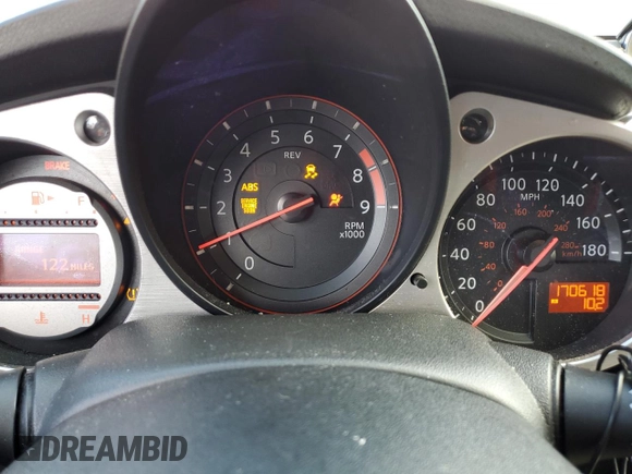 2011 Nissan 370Z Touring with VIN JN1AZ4EHXBM551955, listed as a Copart auction lot 47260625 with 170,618 mi miles and Clean Title. Bid and sale history available at carsss.com. Image 9.