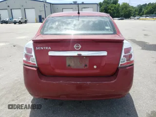 2012 Nissan Sentra 2.0 with VIN 3N1AB6AP0CL686712, listed as a Copart auction lot 57953395 with Not provided miles and Salvage title. Bid and sale history available at DreamBid. Image 6.