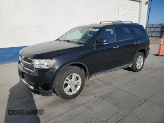 2013 Dodge Durango Crew z VIN 1C4RDJDG7DC584541, wystawiony jako Copart lot #55957665 z przebiegiem 142 639 mil mil oraz Czysty tytuł • Clean title. Historia ofert i sprzedaży dostępna na DreamBid. Obrazek 1.