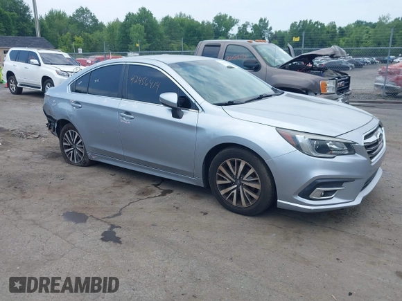 2019 Subaru Legacy Premium z VIN 4S3BNAF65K3034819, wystawiony jako IAAI lot #42456414 z przebiegiem 105 907 mil mil oraz . Historia ofert i sprzedaży dostępna na DreamBid. Obrazek 1.