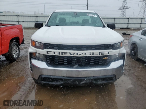 2021 Chevrolet Silverado 1500 Work Truck with VIN 3GCNWAEF8MG344569, listed as a Copart auction lot 46596735 with 57,350 mi miles and Salvage Title. Bid and sale history available at carsss.com. Image 5.