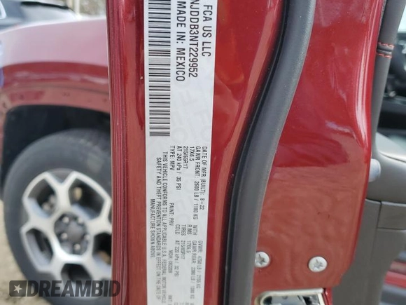 2022 Jeep Compass Trailhawk z VIN 3C4NJDDB3NT229952, wystawiony jako Copart lot #50379625 z przebiegiem 17 737 mil mil oraz Szkoda całkowita • Salvage title. Historia ofert i sprzedaży dostępna na DreamBid. Obrazek 12.