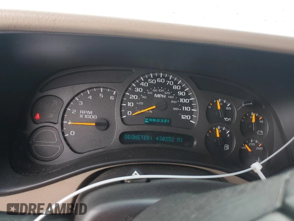 2003 Chevrolet Suburban LT with VIN 3GNEC16Z13G215015, listed as a Copart auction lot 71533544 with 430,252 mi miles and Salvage Title. Bid and sale history available at carsss.com. Image 9.