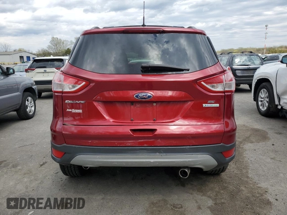 2013 Ford Escape SE with VIN 1FMCU0GX2DUB89300, listed as a Copart auction lot 52891085 with 0 mi miles and Salvage Title. Bid and sale history available at carsss.com. Image 6.