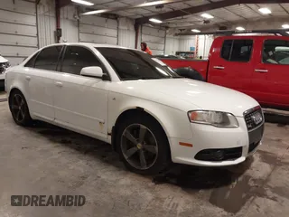 2008 Audi A4 2.0T with VIN WAUDF78E08A139721, listed as a IAAI auction lot 41272673 with 133,824 mi miles. Bid and sale history available at carsss.com. Image 1.