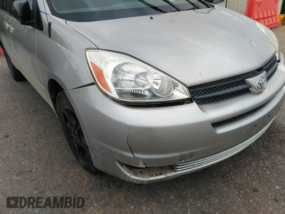 2005 Toyota Sienna CE with VIN 5TDZA23C45S336342, listed as a IAAI auction lot 41993668 with 1 mi miles. Bid and sale history available at carsss.com. Image 6.