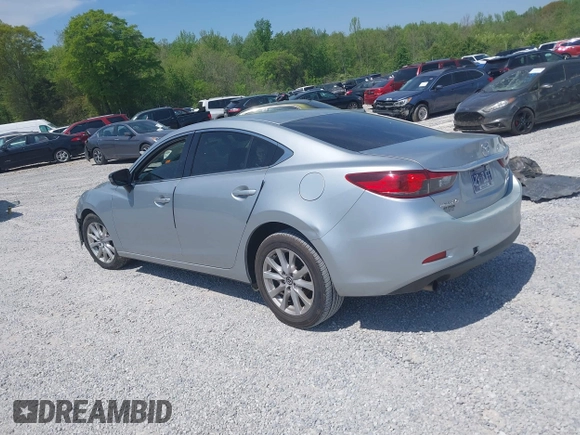 2016 Mazda 6 i Sport with VIN JM1GJ1U53G1406818, listed as a IAAI auction lot 41987697 with 160,508 mi miles and . Bid and sale history available at DreamBid. Image 3.