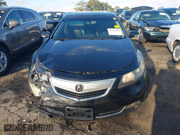 2012 Acura TL Tech Auto with VIN 19UUA8F50CA025948, listed as a IAAI auction lot 41723890 with 203,424 mi miles. Bid and sale history available at carsss.com. Image 12.