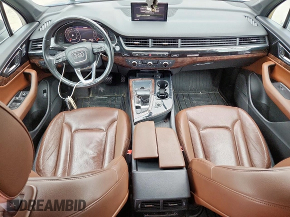 2017 Audi Q7 Premium Plus with VIN WA1LAAF71HD025184, listed as a Copart auction lot 63401355 with 109,933 mi miles and Clean title. Bid and sale history available at DreamBid. Image 8.
