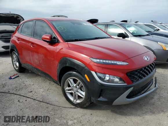 2022 Hyundai Kona SE with VIN KM8K22ABXNU804283, listed as a Copart auction lot 73907404 with 0 mi miles and Non Repairable. Bid and sale history available at carsss.com. Image 4.