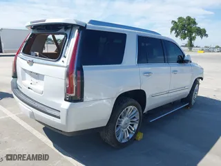 2016 Cadillac Escalade Platinum with VIN 1GYS3DKJ0GR421326, listed as a IAAI auction lot 41895557 with 78,398 mi miles. Bid and sale history available at carsss.com. Image 4.