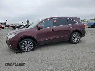 2014 Acura MDX Technology z VIN 5FRYD4H4XEB033052, wystawiony jako Copart lot #53857235 z przebiegiem 178 893 mil mil oraz Szkoda całkowita • Salvage title. Historia ofert i sprzedaży dostępna na DreamBid. Obrazek 1.