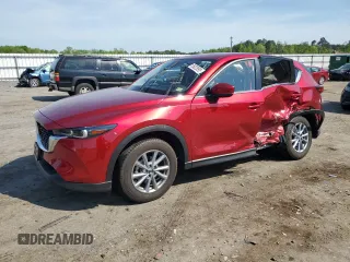 2023 Mazda CX-5 S Select with VIN JM3KFBBM2P0242664, listed as a Copart auction lot 55022895 with 14,129 mi miles and Salvage Title. Bid and sale history available at DreamBid. Image 1.