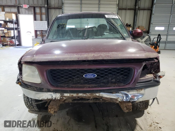 1997 Ford F-150 XL with VIN 1FTEX17L4VNB66880, listed as a Copart auction lot 46084745 with 224,185 mi miles and Salvage title. Bid and sale history available at DreamBid. Image 5.