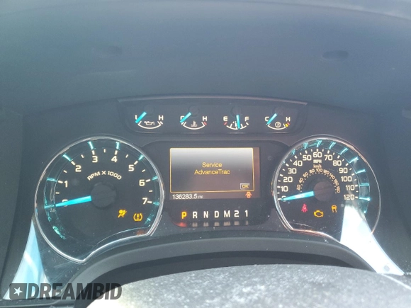 2013 Ford F-150 XL with VIN 1FTFW1EF9DKG29309, listed as a Copart auction lot 46171155 with 136,283 mi miles and Salvage title. Bid and sale history available at DreamBid. Image 9.