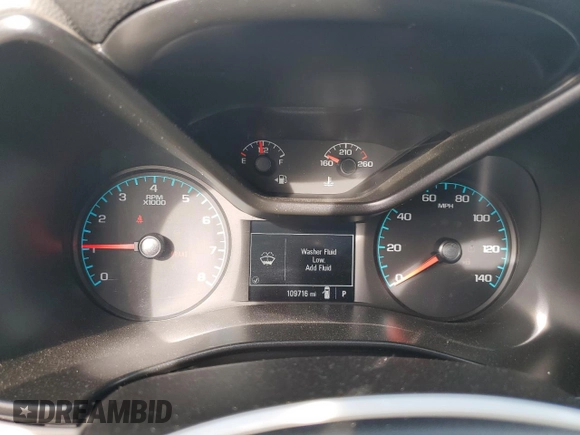2021 Chevrolet Colorado 2WD Work Truck with VIN 1GCGSBEN5M1130655, listed as a Copart auction lot 42762755 with 109,716 mi miles and Salvage title. Bid and sale history available at DreamBid. Image 9.