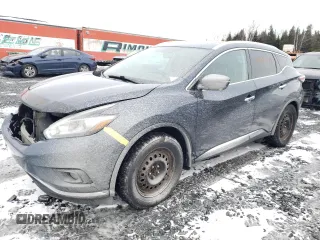 2015 Nissan Murano Platinum with VIN 5N1AZ2MH1FN236041, listed as a Copart auction lot 80124144 with 201,974 mi miles and Salvage Title. Bid and sale history available at carsss.com. Image 1.