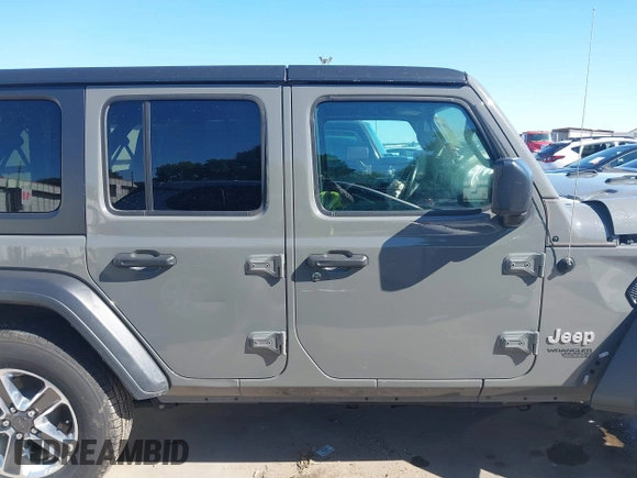 2018 Jeep Wrangler Unlimited Sport S с VIN 1C4HJXDGXJW280475, выставлен на аукционе IAAI как лот 42084746 с пробегом 93 228 миль миль и . История ставок и продаж доступна на DreamBid. Изображение 14.
