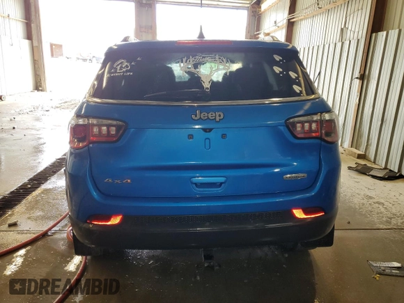 2020 Jeep Compass Latitude with VIN 3C4NJDBBXLT143215, listed as a Copart auction lot 60792385 with Not provided miles and Salvage title. Bid and sale history available at DreamBid. Image 6.