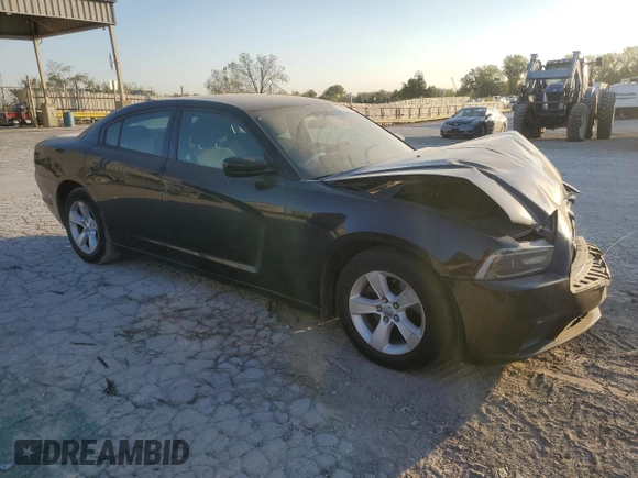 2014 Dodge Charger SE with VIN 2C3CDXBG4EH127295, listed as a Copart auction lot 76302864 with 197,899 mi miles and Salvage Title. Bid and sale history available at carsss.com. Image 4.