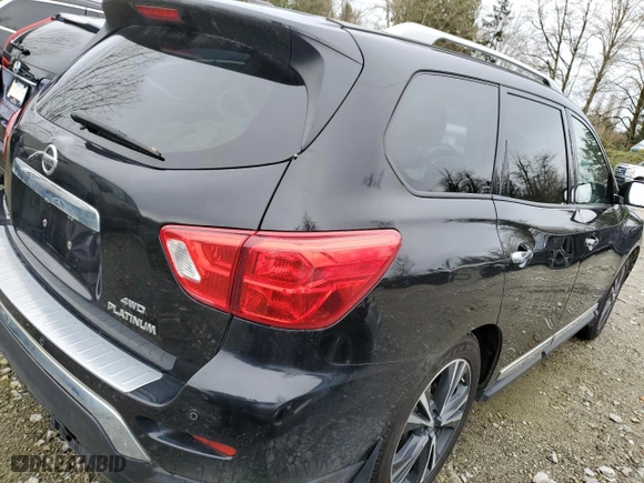 2018 Nissan Pathfinder SV with VIN 5N1DR2MMXJC617241, listed as a Copart auction lot 78005894 with NaN miles and Salvage Title. Bid and sale history available at carsss.com. Image 3.