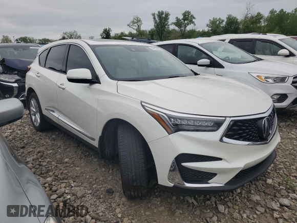 2019 Acura RDX with VIN 5J8TC1H38KL022310, listed as a Copart auction lot 54165295 with 114,582 mi miles and Salvage title. Bid and sale history available at DreamBid. Image 4.