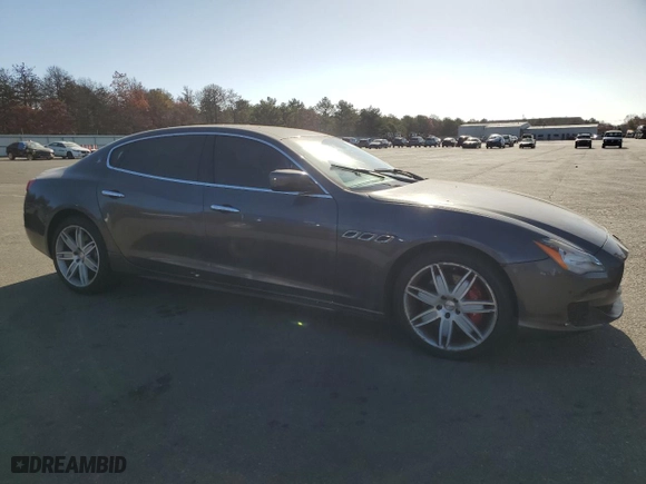 2015 Maserati Quattroporte S Q4 with VIN ZAM56RRA7F1147810, listed as a Copart auction lot 79000534 with 84,756 mi miles and Salvage Title. Bid and sale history available at carsss.com. Image 4.