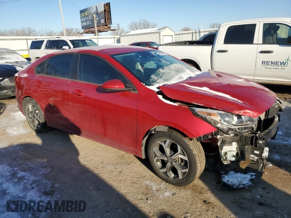 2021 Kia Forte FE with VIN 3KPF24AD4ME386979, listed as a Copart auction lot 45186315 with 49,224 mi miles and Salvage Title. Bid and sale history available at carsss.com. Image 4.
