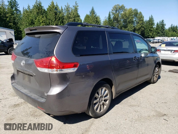 2012 Toyota Sienna XLE with VIN 5TDDK3DC5CS036642, listed as a Copart auction lot 60503325 with 199,097 mi miles and Clean title. Bid and sale history available at DreamBid. Image 3.
