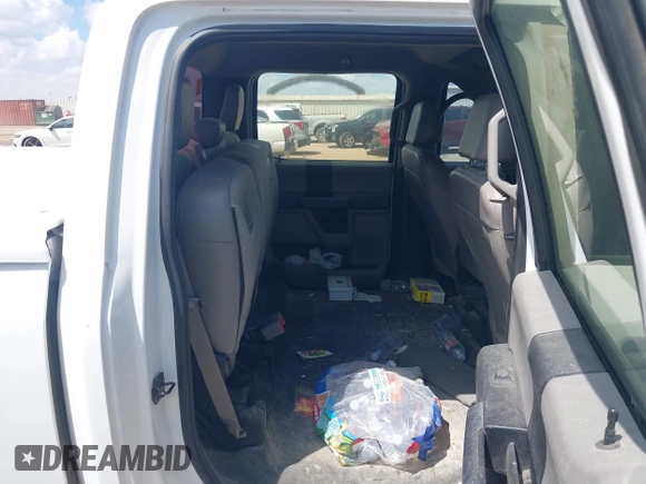 2018 Ford F-150 XL with VIN 1FTEW1C57JKD59689, listed as a IAAI auction lot 40389516 with 108,731 mi miles. Bid and sale history available at carsss.com. Image 8.