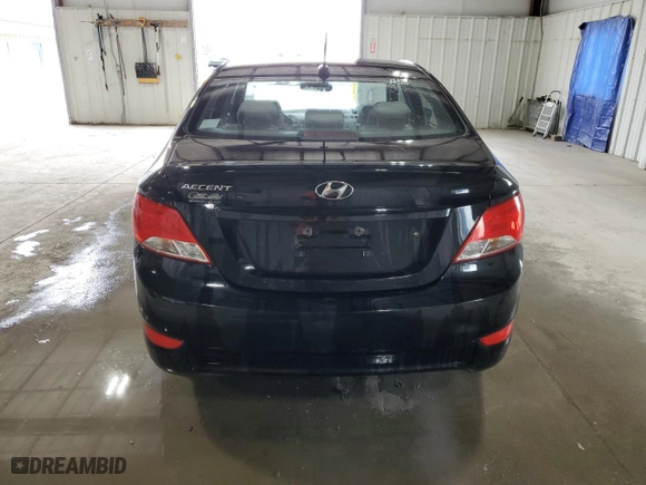 2016 Hyundai Accent SE with VIN KMHCT4AE3GU043509, listed as a Copart auction lot 52686345 with 46,066 mi miles and Salvage Title. Bid and sale history available at carsss.com. Image 6.
