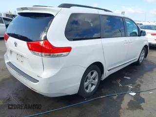 2012 Toyota Sienna LE AAS with VIN 5TDKK3DC6CS246447, listed as a IAAI auction lot 41949894 with 184,656 mi miles and . Bid and sale history available at DreamBid. Image 4.
