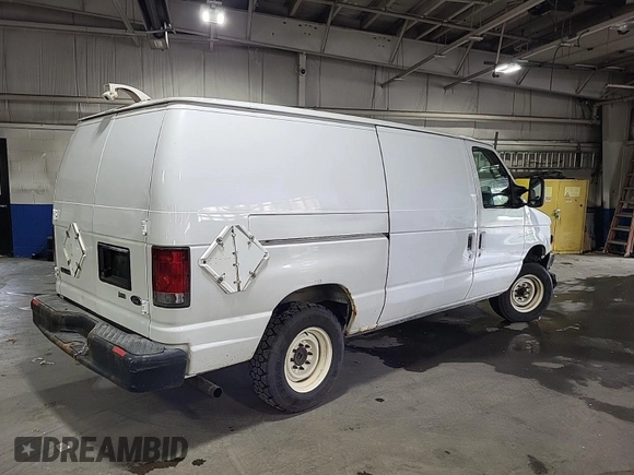 2010 Ford Econoline Cargo Commercial with VIN 1FTNE1EW1ADA90764, listed as a IAAI auction lot 42608095 with 146,335 mi miles and . Bid and sale history available at DreamBid. Image 9.