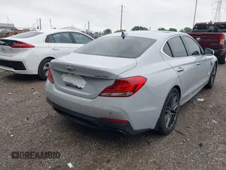 2019 Genesis G70 Advanced z VIN KMTG44LA4KU025432, wystawiony jako IAAI lot #42314340 z przebiegiem 109 629 mil mil oraz . Historia ofert i sprzedaży dostępna na DreamBid. Obrazek 4.