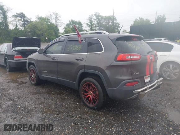 2014 Jeep Cherokee Limited with VIN 1C4PJMDB2EW182495, listed as a IAAI auction lot 42296626 with Not provided miles and . Bid and sale history available at DreamBid. Image 3.