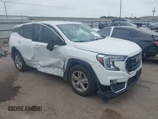2022 GMC Terrain SLE with VIN 3GKALMEV9NL145107, listed as a IAAI auction lot 42313156 with 191,244 mi miles and . Bid and sale history available at DreamBid. Image 1.