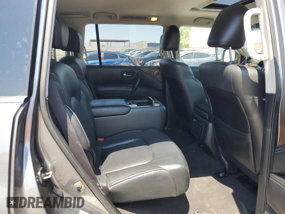 2017 Infiniti QX80 with VIN JN8AZ2NE4H9155253, listed as a Copart auction lot 61476684 with 116,579 mi miles and Salvage Title. Bid and sale history available at carsss.com. Image 11.