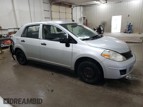 2009 Nissan Versa 1.6 with VIN 3N1CC11E49L422408, listed as a Copart auction lot 55093745 with 169,189 mi miles and Salvage title. Bid and sale history available at DreamBid. Image 4.