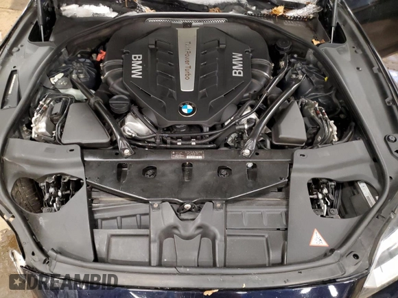 2013 BMW 6 Series 650i with VIN WBAYM9C56DDW20172, listed as a Copart auction lot 44618485 with Not Provided miles and Clean Title. Bid and sale history available at carsss.com. Image 11.