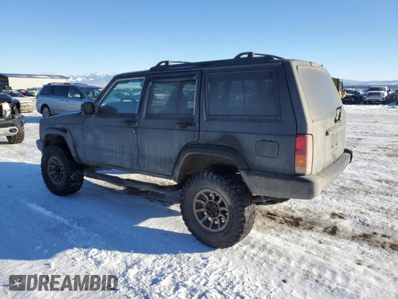 2001 Jeep Cherokee Sport with VIN 1J4FT48S41L615093, listed as a Copart auction lot 88459365 with 257,336 mi miles and Clean Title. Bid and sale history available at carsss.com. Image 2.