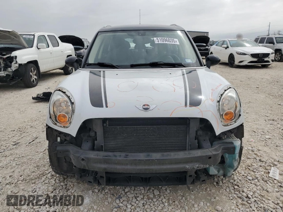 2013 MINI Countryman with VIN WMWZB3C5XDWM31620, listed as a Copart auction lot 51096035 with 93,928 mi miles and Salvage title. Bid and sale history available at DreamBid. Image 5.